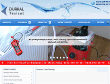 Tablet Screenshot of durkaltesisat.com